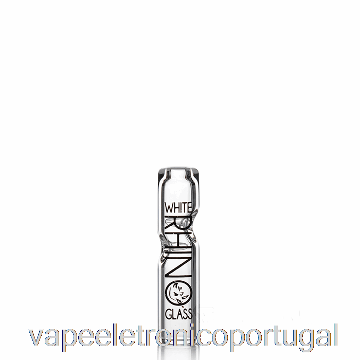 Vape Eletrônico Branco Rinoceronte Pontas De Vidro Ponta De Vidro Redonda